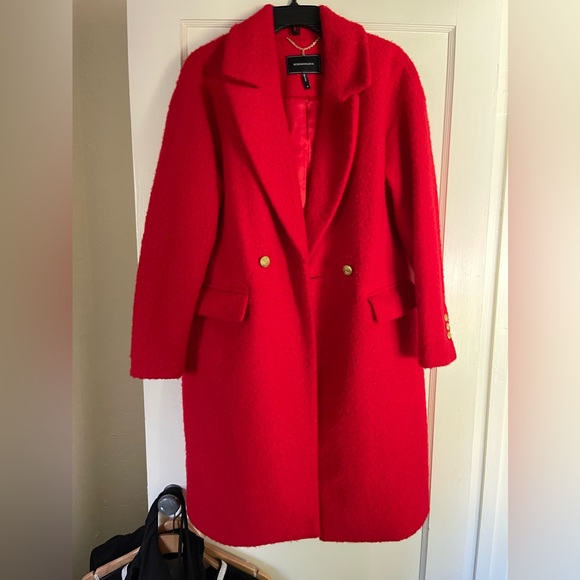 RED AS NEW BCBGMAXAZRIA JACKETSIZE M - Picture 2 of 8